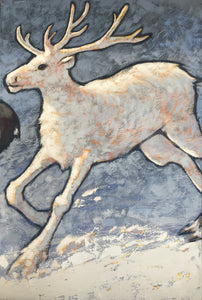 Running Reindeer Triptych (located in Finland)